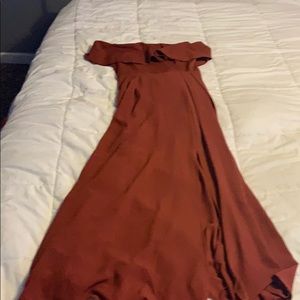 Off the shoulder homecoming dress